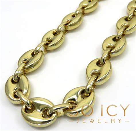 yellow gold gucci valention link|Gucci chain necklace.